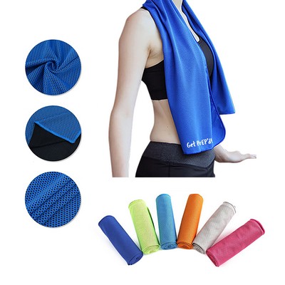 100% Microfiber Cooling Towel 11.8" x 31.5"