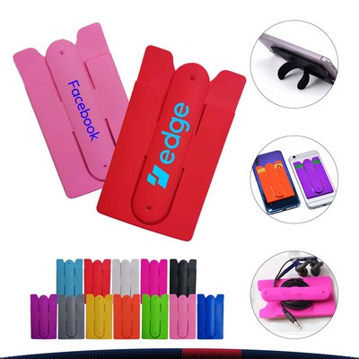 Silicone Mobile Phone Card Holder