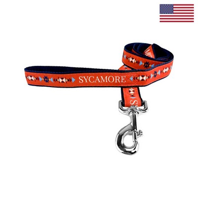 1" X 48" Woven Leash w/ Nickel-plated Hardware - "Elite" Weave