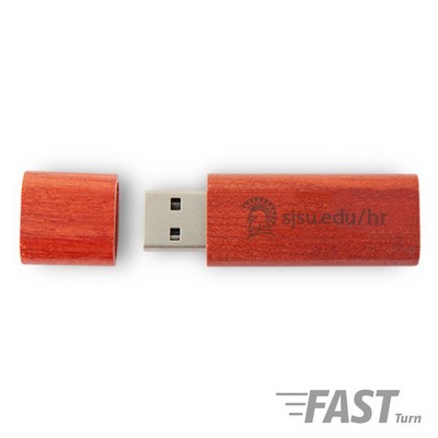 Bonnie Mahogany Curved-Edge USB
