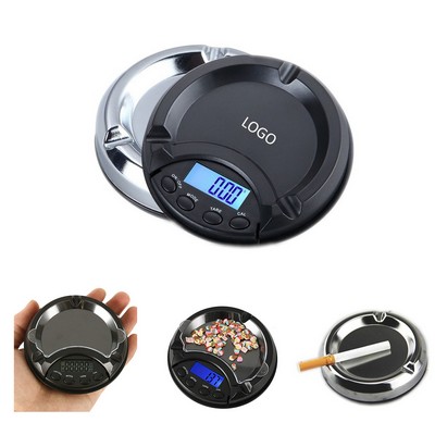 Ashtray Shaped Pocket Scale