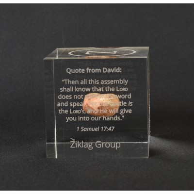 Lucite Cube Embedment Award (3 1/2"x3 1/2"x3 1/2")