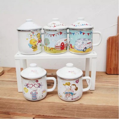 Enamel Tea Mugs