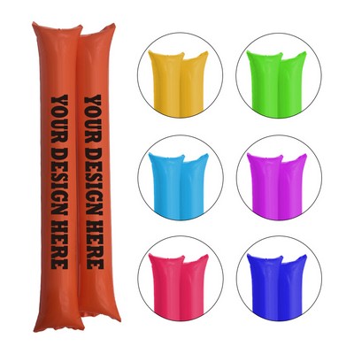 Thickened Noise Maker Inflatable Cheer Sticks MOQ 100Pairs