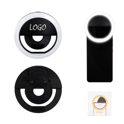 Rechargeable Clip-on Selfie Fill Ring light