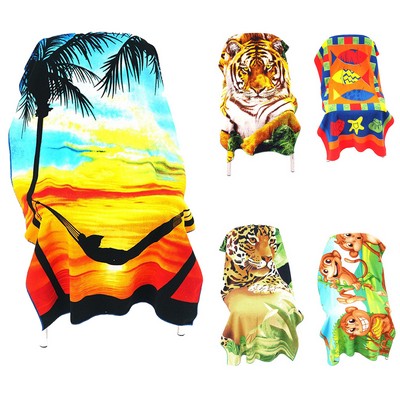 Full Color Sublimation Beach Towel