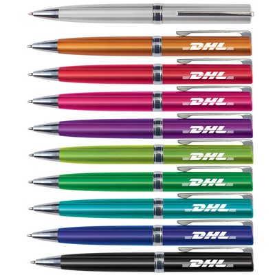 Curie Metallic Twist Ballpoint Pens