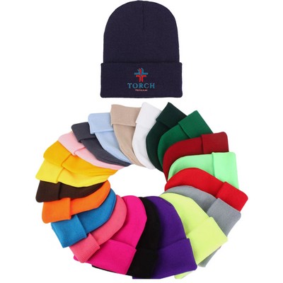 12'' Acrylic Knitted Hat