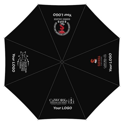 Fully automatic reverse umbrella, sunshade, LED light, reflective strip, folding umbrella