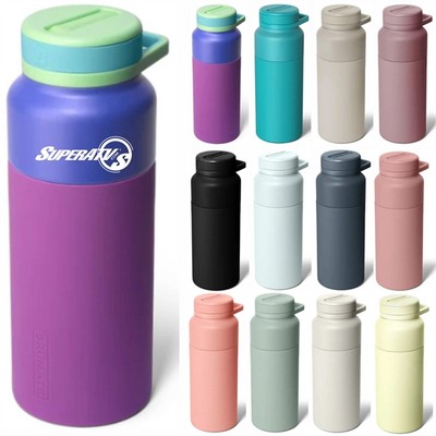 35 Oz. BrüMate® Rotera™ TwistSip™ Leakproof Water Bottle
