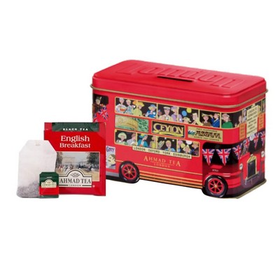 London Bus Tin w/Tea