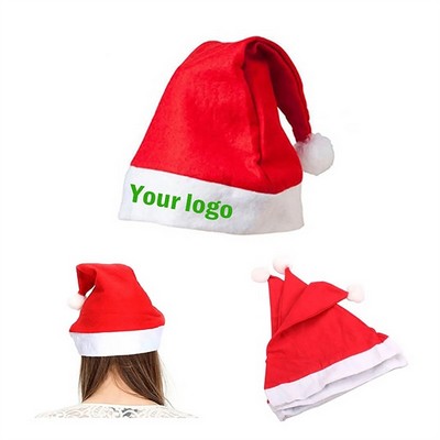 Non Woven Christmas Santa Hat Cap