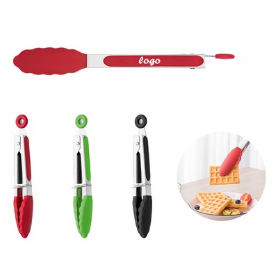 9" Silicone Kitchen Tongs