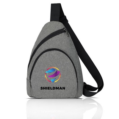 Waterproof Crossbody Sling Backpack ( 9.45" X 12.5" X 3" )