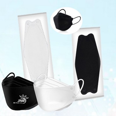 Logo-Branded Flat-Fold KN95 Adult Face Protective Mask