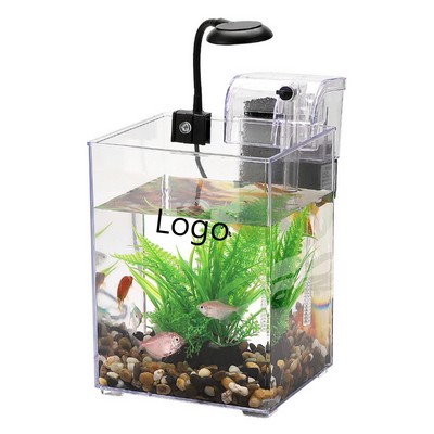 Aquarium Fish Tank With Filter And Light