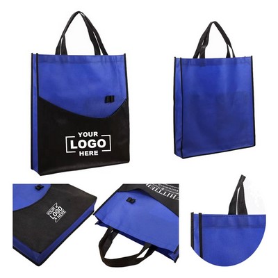 Custom Non-Woven Tote Bag: Reusable for Shopping and Grocery Needs.
