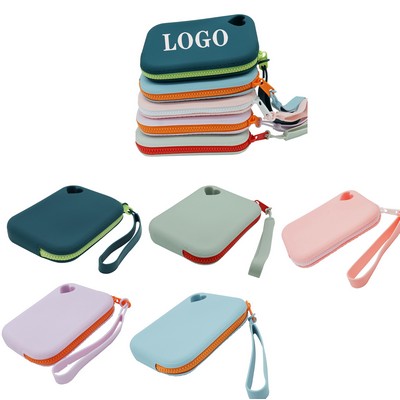 Silicone Headphone Portable Wired Headset Storage Bag