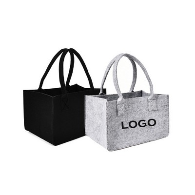 Extra Large Foldable Felt Tote Bag