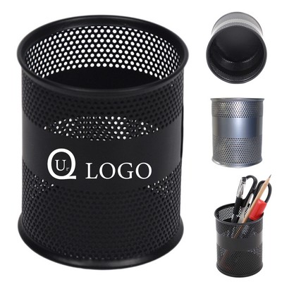 Metal Wire Mesh Pencil Holder