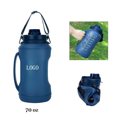 Collapsible Sports Water Bottle 70 oz