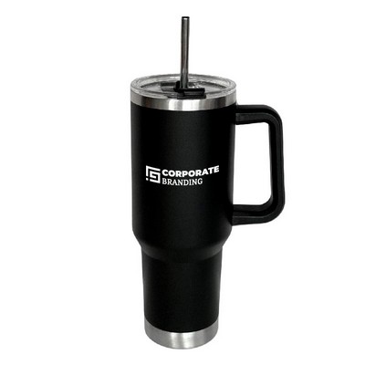 Arcticware™ 40 oz Black BPA-Free Vacuum Insulated Stainless Steel Mug