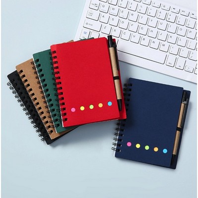 Sticky Flag Jotter Note Pad with Pen