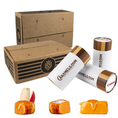 Caramels 3 Flavor Bundle in G.O.A.T. Foods Mailer Box - Option 4