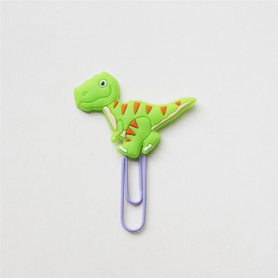 Custom Top Dinosaur Paper Clip Coated Large Clip Paper Clasp