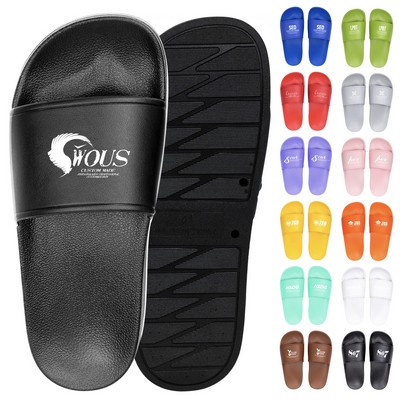 Non-Slip Adult & Children Customized LOGO Summer Home PVC Slippers
