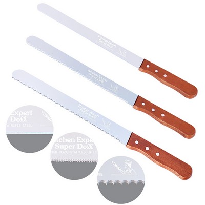 Stainless Steel Serrated Bread Knife