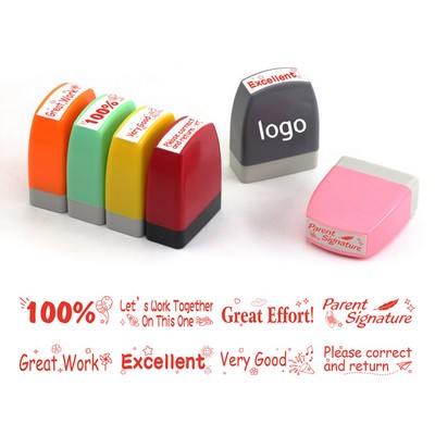 Motivational Teacher Stamp Message Self-Inking Rubber Stamp