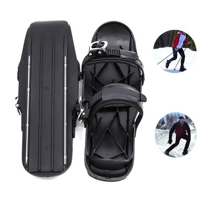 Ski skates - Short Mini Ski Skates for Snow