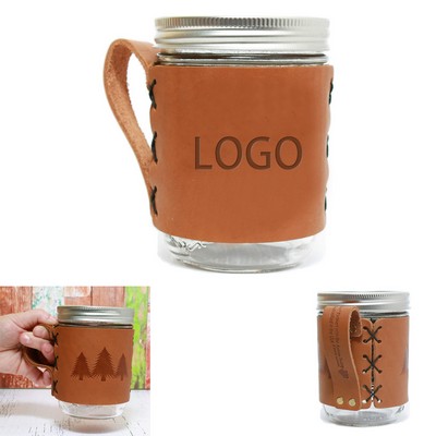Genuine Leather Cup Cover