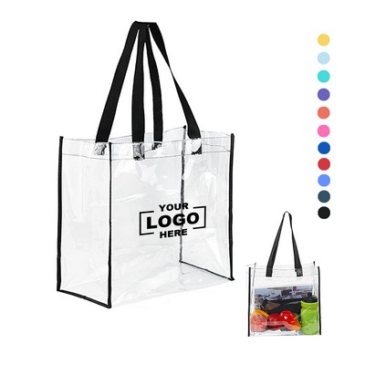 Clear Stadium Approved Tote Bag.