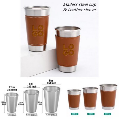 PU Leather Cup Cover