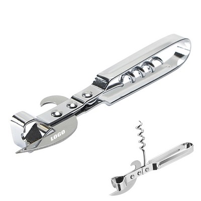 Versatile 3" 1 Bottle Can Wine Opener Multifunctional