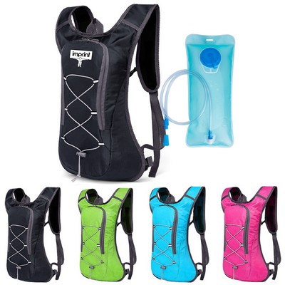 Lightweight Hydration Backpack Backpack with 2L Water Bladder