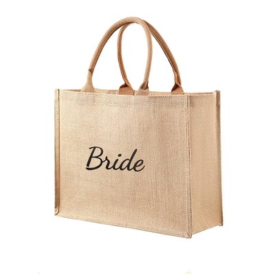 Small Gift Laminated Jute Tote