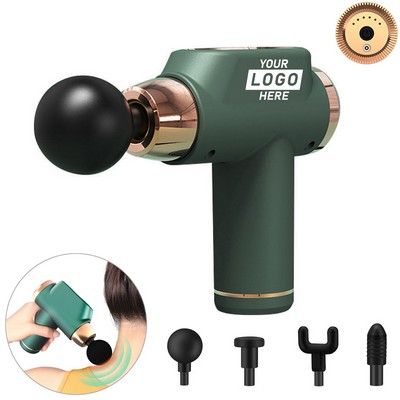 6 Speed Levels Muscle Vibration Massager Tool with Multi Heads