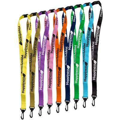 Dye Sublimation Lanyards with Buckle Release