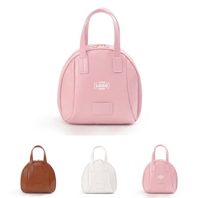 Women's PU Leather Makeup Bag.