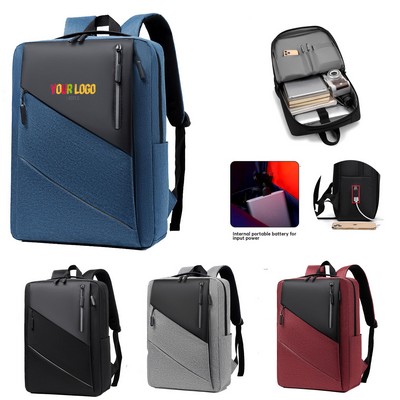 Rectangle Laptop Backpack