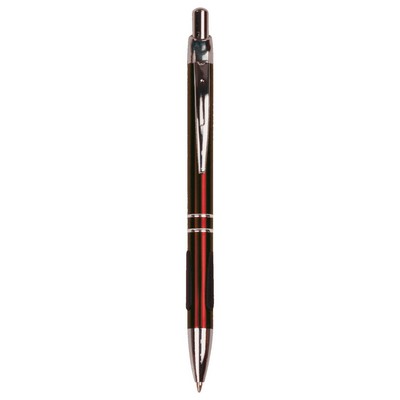 Pen with Silver Trim and Gripper