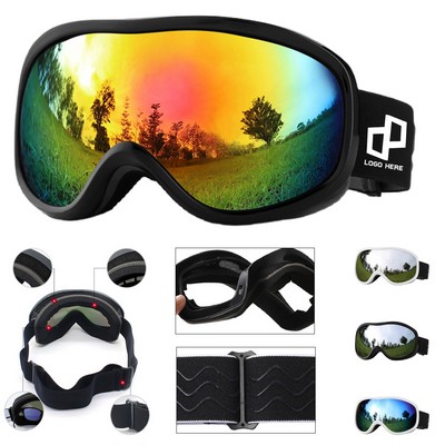 Double Layer Anti-Fog Ski Goggles