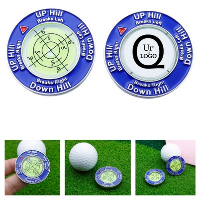 Navy Blue Golf Green Slope Reader