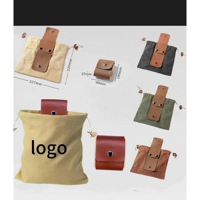 Outdoor Picking Drawstring Waist Bag Storage Organizer