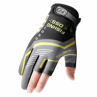 Breathable Sun Protection Cycling and Fishing Gloves