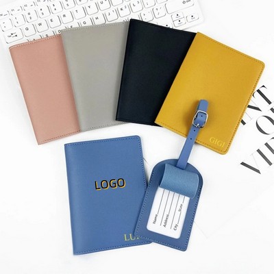 Hot Sale Passport Holder And Luggage Tag Set