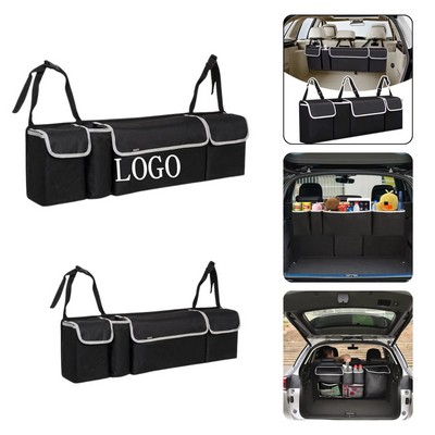 Car Back Seat Storage Organizer